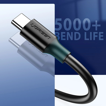 Daten- und Ladekabel USB-A - USB-C UGREEN US184, 18W, 0,5m, Schwarz
