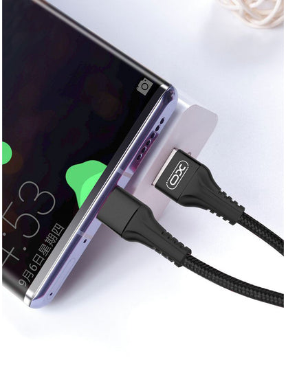 Daten- und Ladekabel USB-A - microUSB XO Design NB118, 18W, 1m, Rot