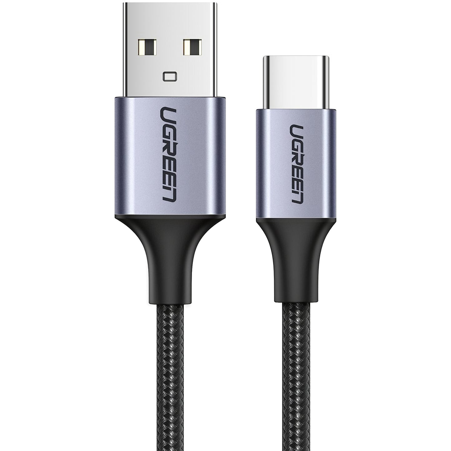 USB-A auf USB-C Daten- und Ladekabel UGREEN US288, 18W, 2m, Schwarz