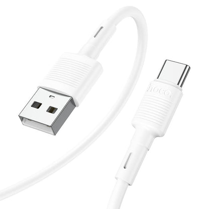 Câble de Données et de Charge USB-A - USB-C HOCO X83 Victory, 20W, 1m, Blanc