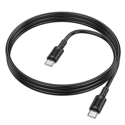 USB-C Daten- und Ladekabel - USB-C Borofone BX111 Feliz, 60W, 1m, Schwarz