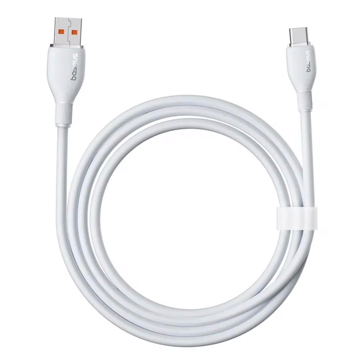 USB-A to USB-C Baseus Pudding Data and Charging Cable, 100W, 2m, White P10355703221-01