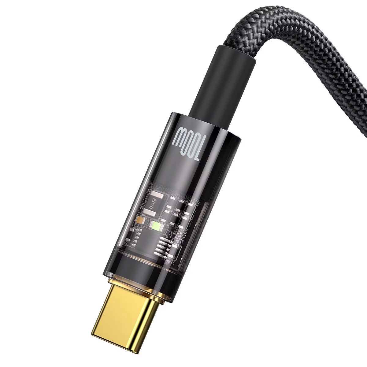 USB-A to USB-C Baseus Explorer Data and Charging Cable, 100W, 2m, Black CATS000301