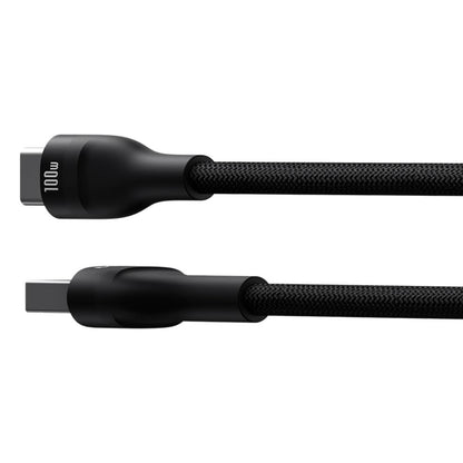 Cablu Date si Incarcare USB-A - USB-C Baseus Flash Series II, 100W, 1m, Negru P10311804111-00