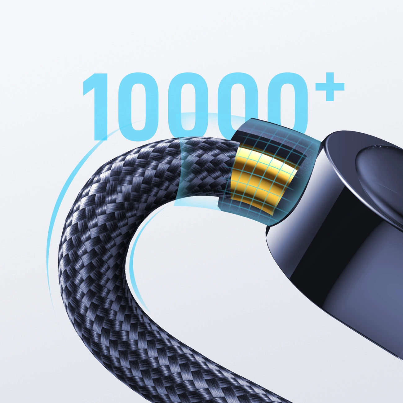 Câble de Données et de Charge USB-C - USB-C Joyroom A4 Display, 100W, 1.2m, Bleu