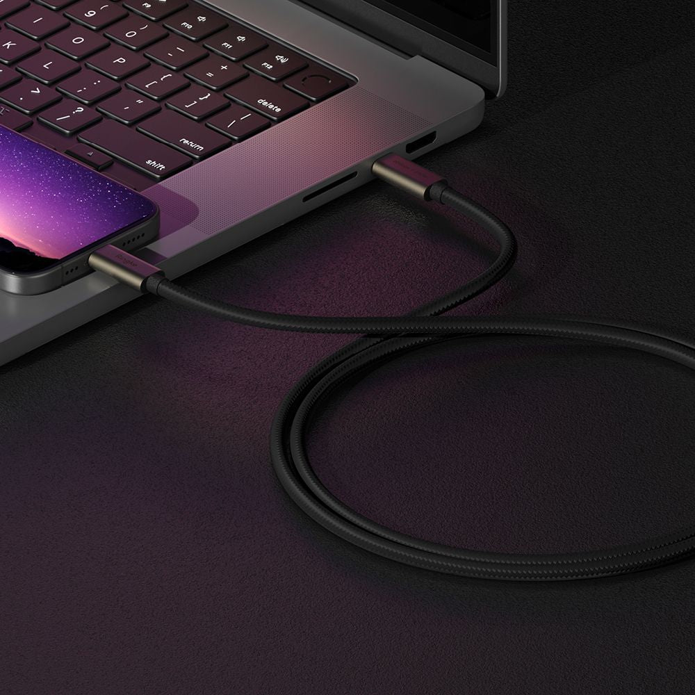 USB-C Daten- und Ladekabel - USB-C Ringke 2X2, 240W, 1m, Schwarz