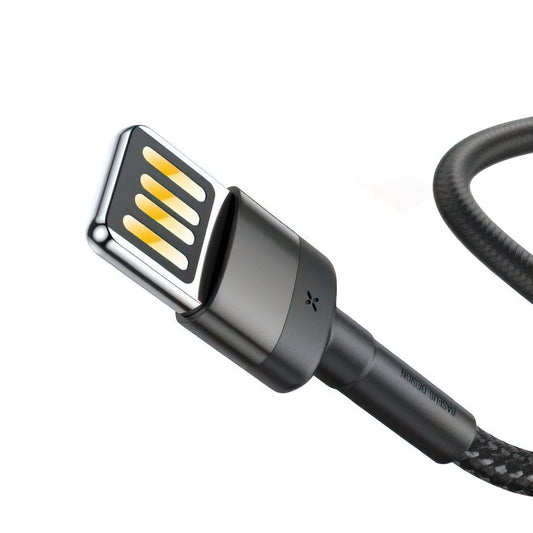 Daten- und Ladekabel USB-A - Lightning Baseus Cafule Special Edition, 18W, 1m, Grau CALKLF-GG1