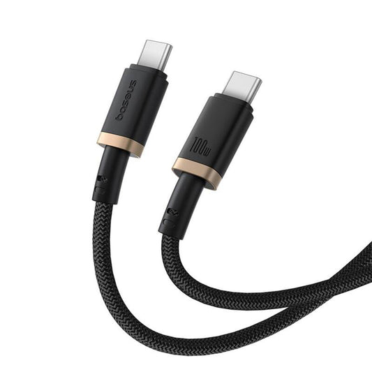 Câble de Données et de Charge USB-C - USB-C Baseus Dura Series, 100W, 2m, Doré P10377803U01-03