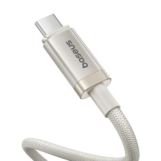 Câble de Données et de Charge USB-C - USB-C Baseus Titanium, 100W, 1m, Argenté P10378100G21-00