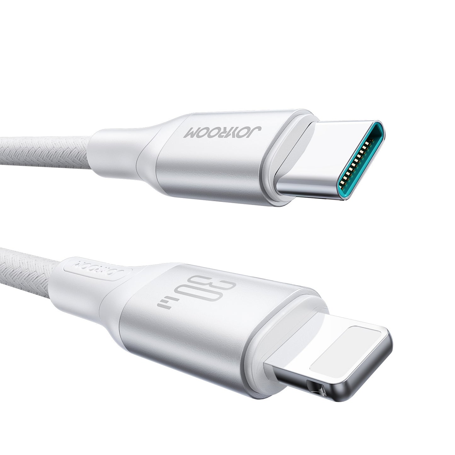 USB-C - Lightning Lade- und Datenkabel Joyroom S-A28 Flash, 30W, 1m, Weiß