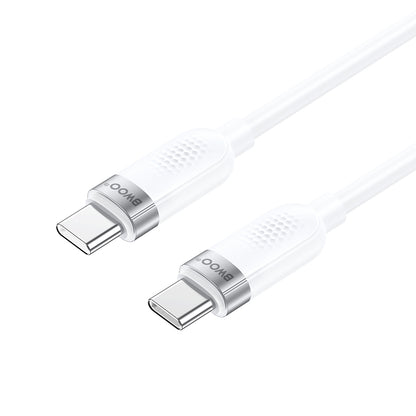 USB-C Daten- und Ladekabel - USB-C BWOO BO-X315C, 100W, 1m, Weiß