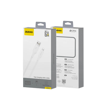 Daten- und Ladekabel USB-A - Lightning Dudao L2sL, 30W, 1,2m, Weiß