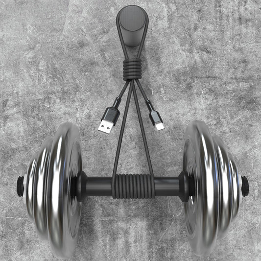 USB-A to USB-C Dudao L9T Data and Charging Cable, 100W, 1m, Black