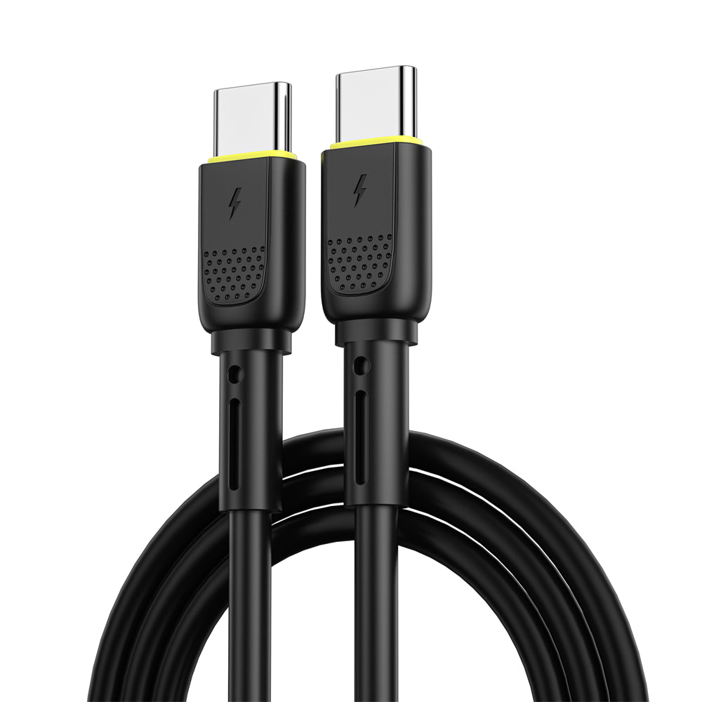 Daten- und Ladekabel USB-C - USB-C WiWu Wi-C034, 60W, 1.2m, Schwarz