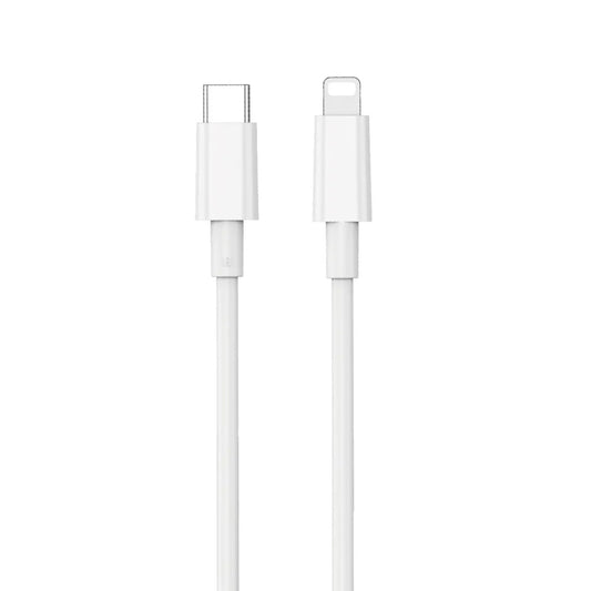 Daten- und Ladekabel USB-C - Lightning WiWu Wi-C008, 30W, 1.2m, Weiß