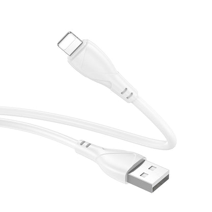Daten- und Ladekabel USB-A - Lightning Borofone BX121 Energy, 18W, 1m, Weiß