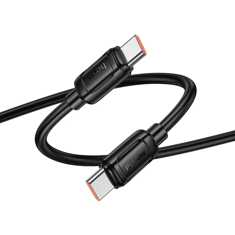 USB-C Daten- und Ladekabel - USB-C HOCO X115, 240W, 1m, Schwarz
