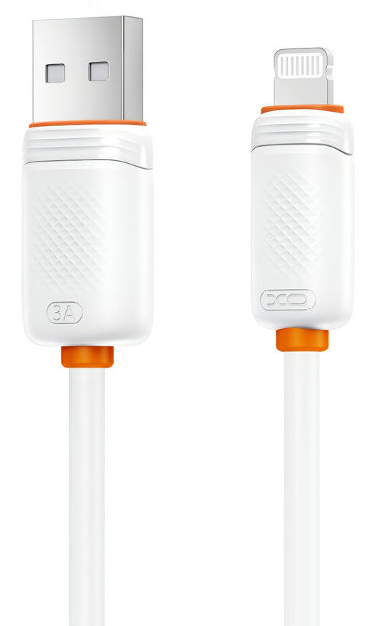 Câble de Données et de Charge USB-A - Lightning XO Design NB302, 18W, 1m, Blanc