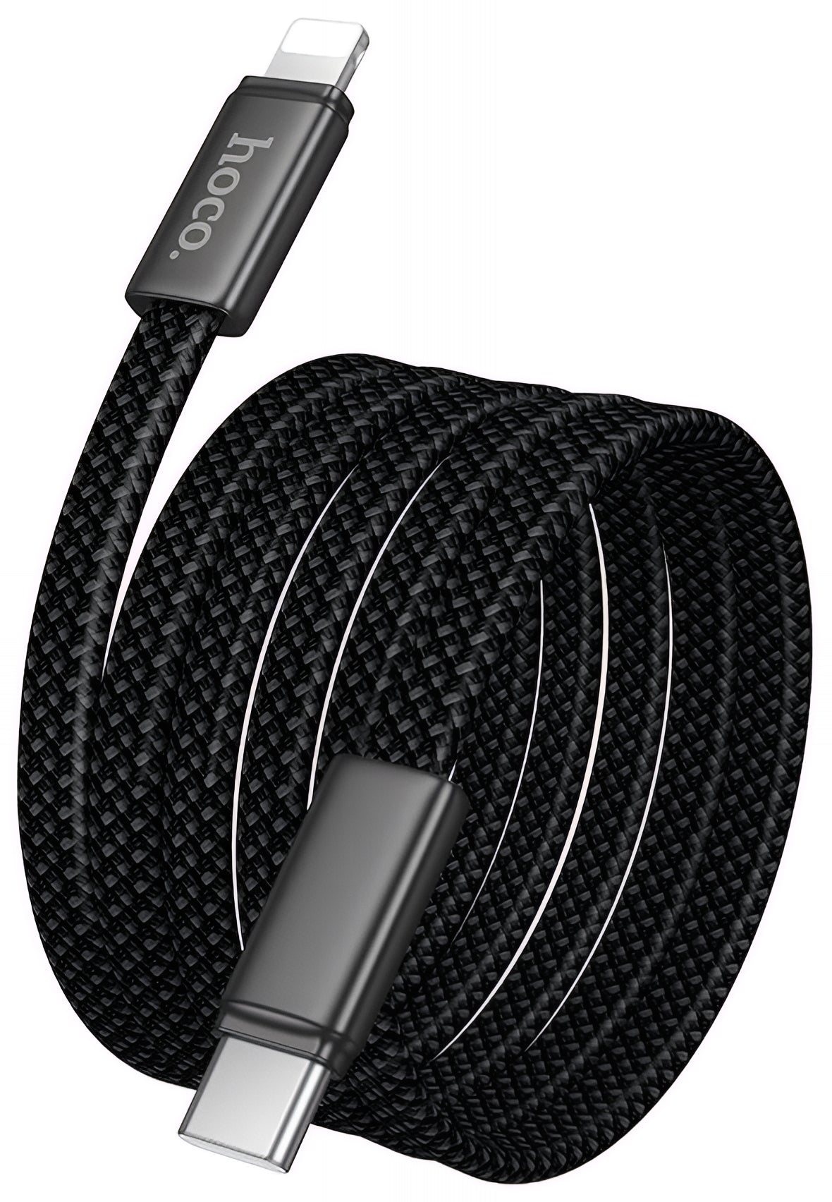 USB-C - Lightning Daten- und Ladekabel HOCO X125, 30W, 1m, Schwarz