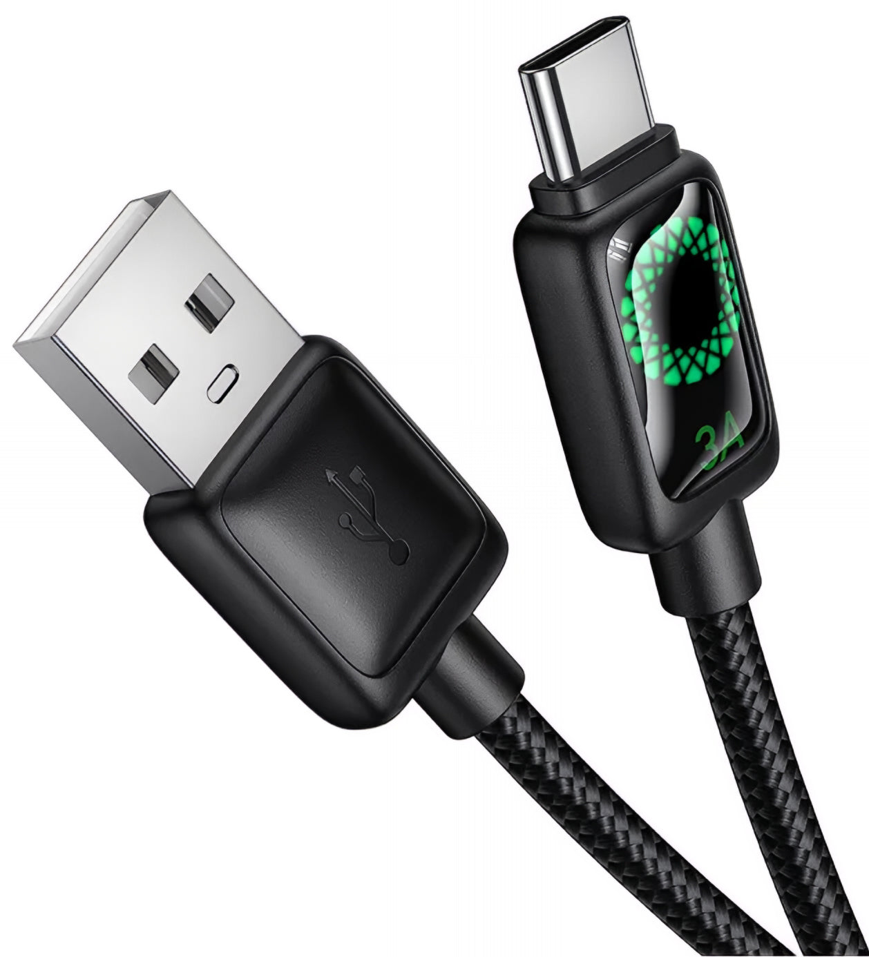 USB-A - USB-C Daten- und Ladekabel HOCO U146, 36W, 1.2m, Schwarz