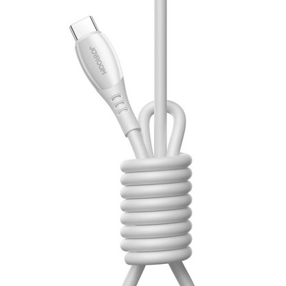 Câble de Données et de Charge USB-C - USB-C Joyroom S-A59 Vibrant, 60W, 1.2m, Blanc