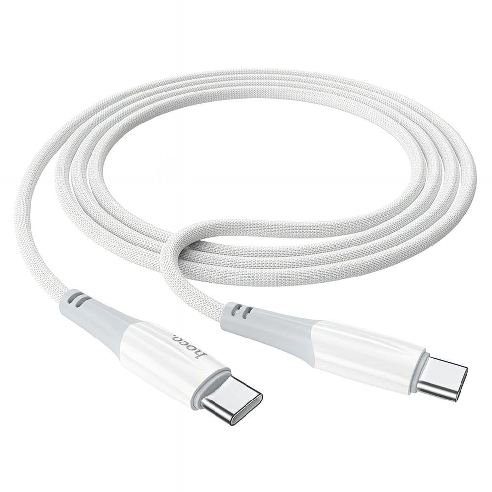 Câble de Données et de Charge USB-C - USB-C HOCO X70, 60W, 1m, Blanc
