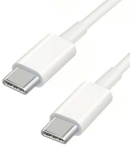 Câble de Données et de Charge USB-C - USB-C Google, 30W, 1m, Blanc GA00735