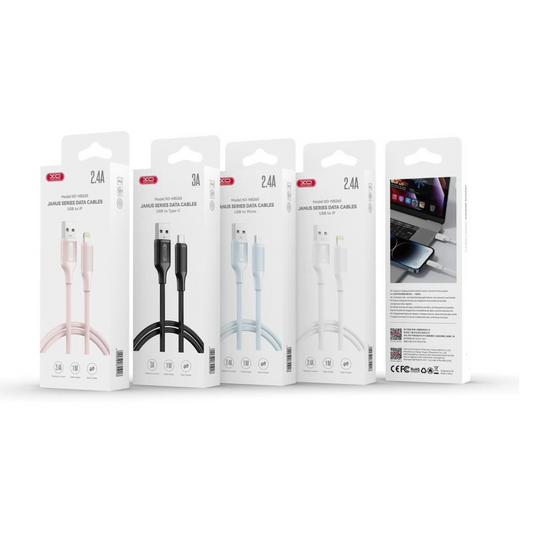Daten- und Ladekabel USB-A - USB-C XO Design NB265, 18W, 1m, Weiß