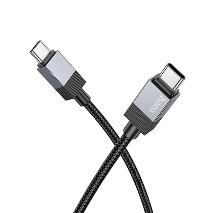 Câble de Données et de Charge USB-C - USB-C HOCO X110, 60W, 1m, Noir