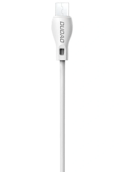 Câble de données et de charge USB-A - microUSB Dudao L4M, 18W, 1m, Blanc