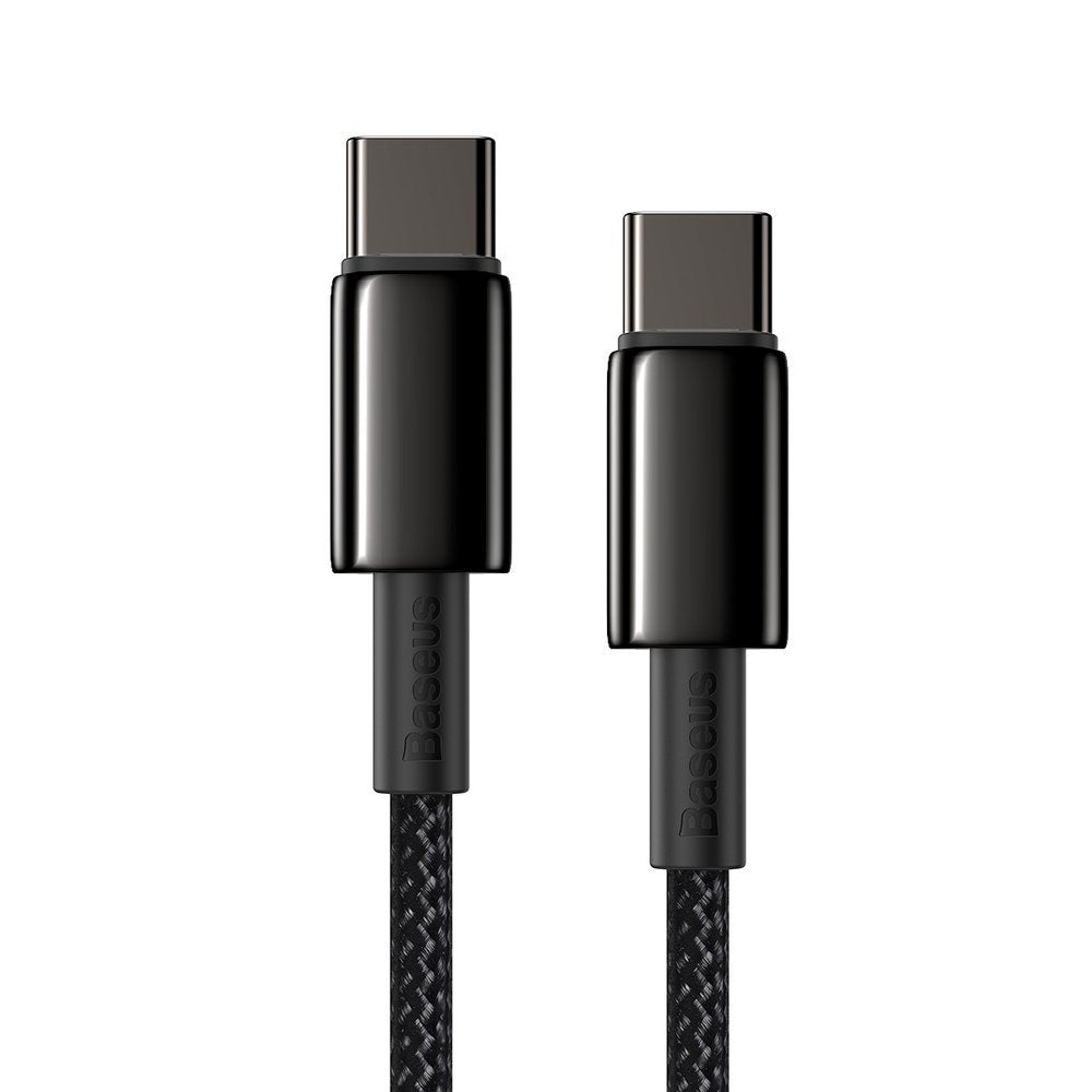 USB-C Daten- und Ladekabel - USB-C Baseus Tungsten Baseus Tungsten Gold, 100W, 2m, Schwarz CATWJ-A01 CATWJ-A01
