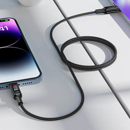 USB-C Data and Charging Cable - USB-C Acefast C7-03, 100W, 1.2m, Black