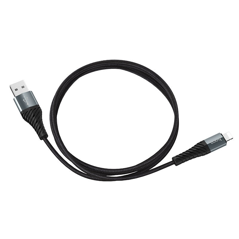Câble de données et de chargement USB-A - Lightning HOCO X38 Cool, 18W, 1m, noir 