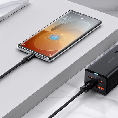 USB-A to USB-C Data and Charging Cable Baseus Superior Series, 65W, 2m, Black CAYS001001