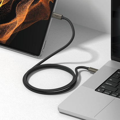 USB-C Daten- und Ladekabel - USB-C Ringke 2X2, 240W, 1m, Schwarz