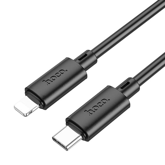 USB-C - Lightning Daten- und Ladekabel HOCO X88, 20W, 1m, Schwarz