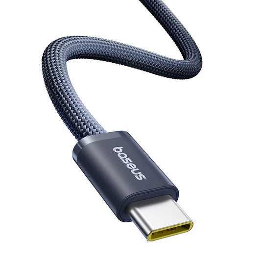Câble de Données et de Charge USB-C - USB-C Baseus Dynamic 4 Series, 100W, 1m, Bleu Marine P10381400121-00