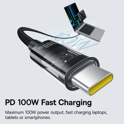 Câble de Données et de Charge USB-C - USB-C Baseus Gem, 100W, 1m, Noir P10373000111-00