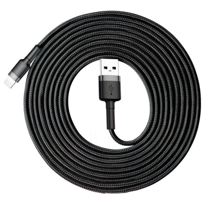 Daten- und Ladekabel USB-A - Lightning Baseus Cafule, 18W, 3m, Gold CALKLF-RV1