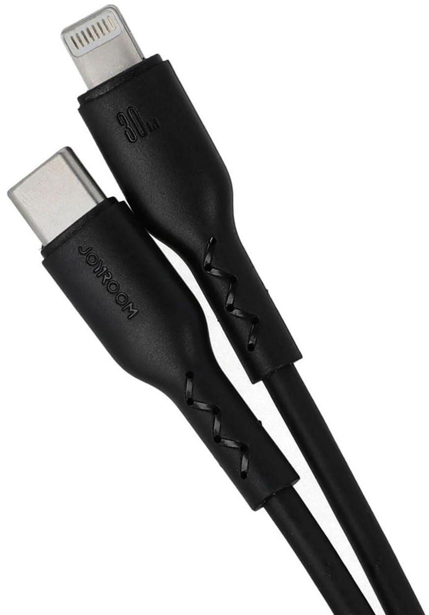 Câble de Données et de Charge USB-C - Lightning Joyroom SA26-CL3, 30W, 1m, Noir