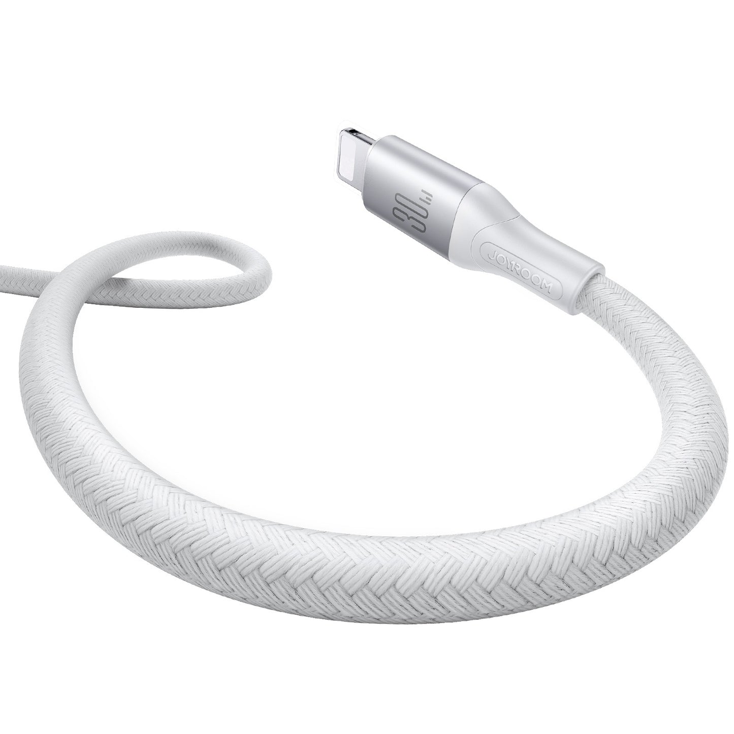 USB-C - Lightning Lade- und Datenkabel Joyroom S-A28 Flash, 30W, 1m, Weiß