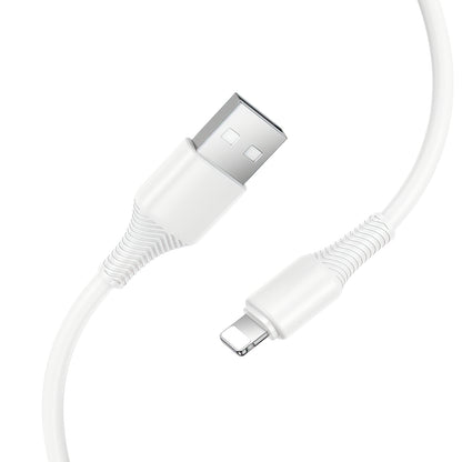 Câble de Données et de Charge USB-A - Lightning HOCO X120, 18W, 1m, Blanc