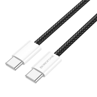 USB-C Daten- und Ladekabel - USB-C Borofone BX103 Original, 60W, 1m, Schwarz