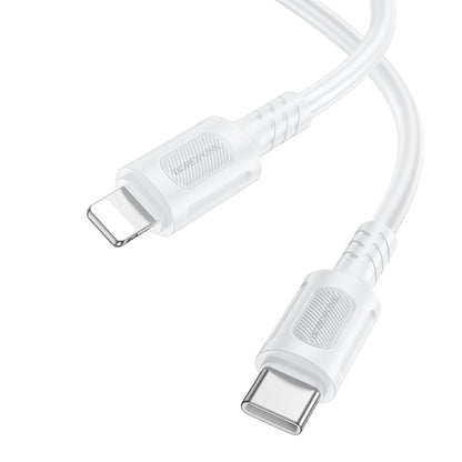 Daten- und Ladekabel USB-C - Lightning Borofone BX111 Feliz, 27W, 1m, Weiß