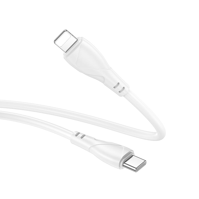 USB-C Daten- und Ladekabel - USB-C Borofone BX121 Energy, 60W, 1m, Weiß