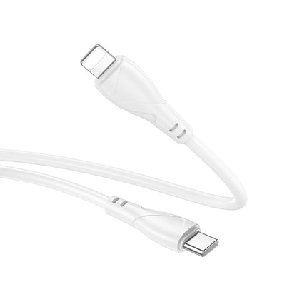 USB-C Daten- und Ladekabel - USB-C Borofone BX121 Energy, 60W, 1m, Weiß