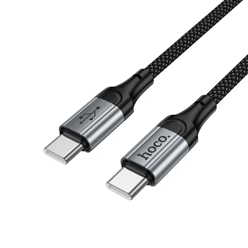 USB-C Daten- und Ladekabel - USB-C HOCO X121, 60W, 1,5m, Schwarz