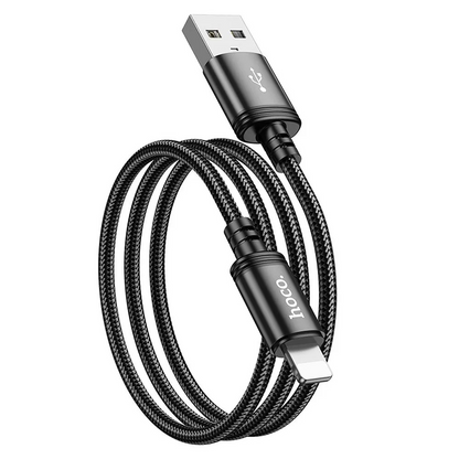Daten- und Ladekabel USB-A - Lightning HOCO X89, 18W, 1m, Schwarz