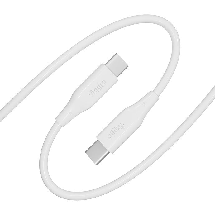 USB-C Daten- und Ladekabel - USB-C Allity. AUC-02, 100W, 1m, Weiß