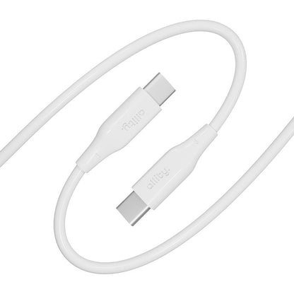 USB-C Daten- und Ladekabel - USB-C Allity. AUC-02, 100W, 1m, Weiß